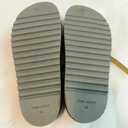 Isabel Marant The Elham Sandal In Black Size 38 EU