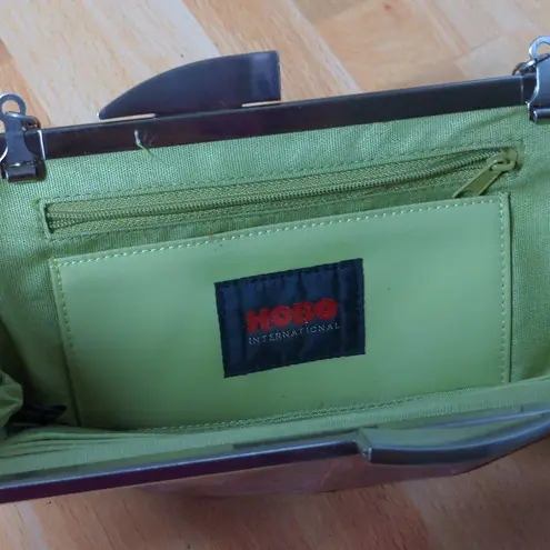 Hobo International Womens Hayley Clutch Wallet Handbag Pink (Cameo) Clasp Chain