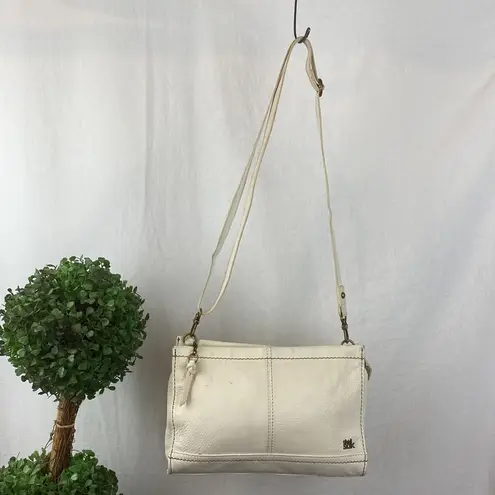 The Sak Ivory Leather Crossbody Handbag