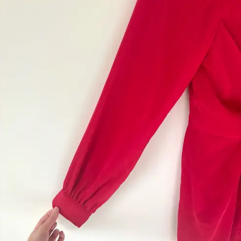 House of Harlow 1960 x Revolve Lotta Mini Dress Crimson Red Cocktail Party Size M