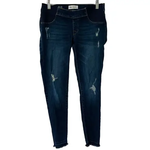 DL1961 DL1916 Distressed Jess Maternity Jean in Strive