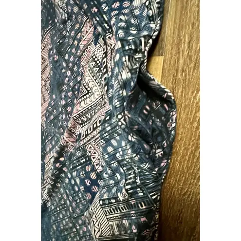 Kyodan‎ Outdoor Leaf Print Mini Dress, Women's Size L Navy Bra Built In Pockets Black Size L