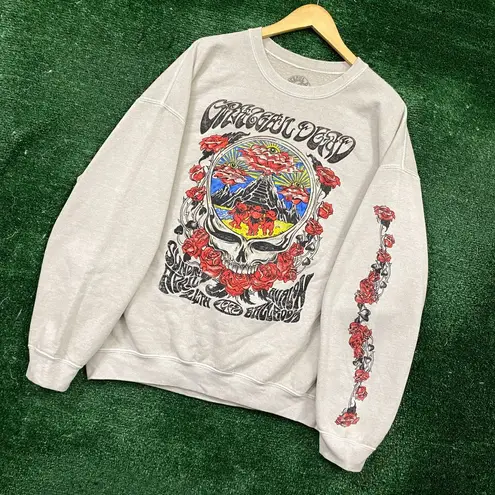 Grateful Dead Avalon Ballroom 1872 Oversized Rock Band Crewneck Sweater Size S/M