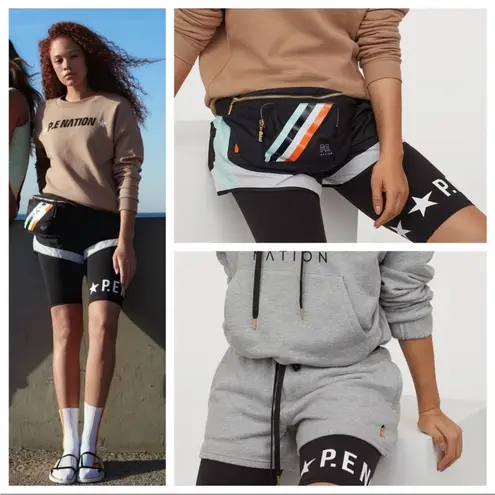 P.E Nation x H&M Ultimate Cycling Bike Shorts in Black Small