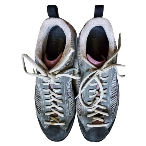 Asolo Shoes Women 10 Sunset Hiking Approach Sneakers Climbing Suede Vibram Trek