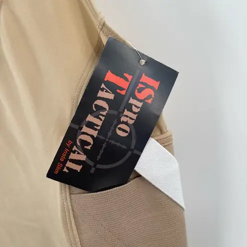I.S.PRO TACTICAL INSTA SLIM Tank Top Size Extra Large Holder Scoop Nude NWT Tan