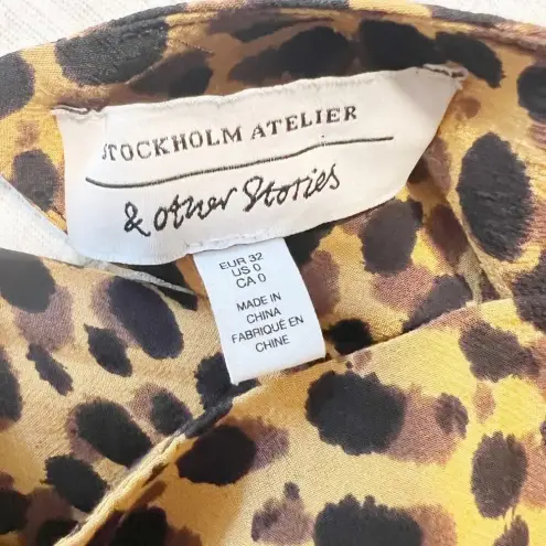 & Other Stories & OTHER STORIES Leopard Mini Dress size‎ 0
