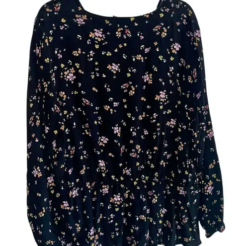 City Chic Women's Plus
Sz M Floral Black