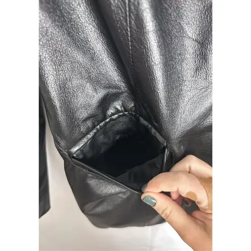 Apostrophe Genuine Leather Jacket