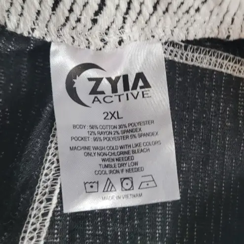 Zyia NWT White Weave Texture Drawstring Pull On Shorts 2XL