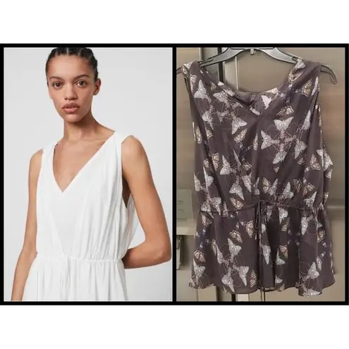 ALLSAINTS ππ Celeste Sleeveless Peplum Top M NWT
