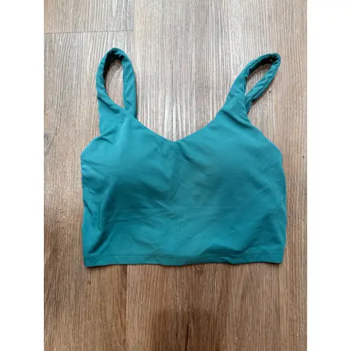 OFFLINE by Aerie Teal Ribbed Sports Bra Crop Tank Top Women's S P Green Size undefined