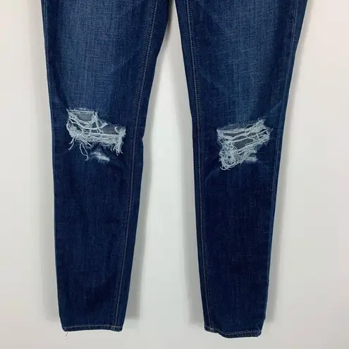 American Eagle  Tomgirl Distressed Dark Wash Jeans Size 00