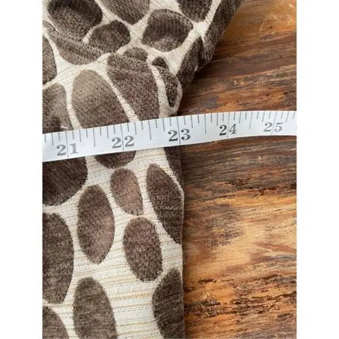 T3 Irresistible Reversibles Women Giraffe Print Button Front Jacket Size L Brown Size L
