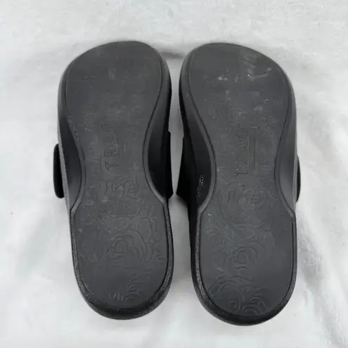 TRAQ By Alegria Qarma Walking Shoe Superfeet Insoles Black Mesh Size 38 US 7