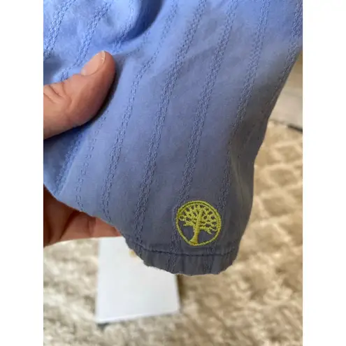 Healing Hands Cotton Tunic Top Light Blue Pockets Cottagecore Nursecore Summer