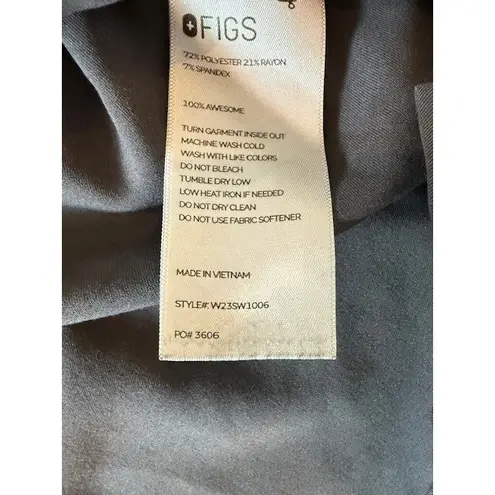 FIGS Technical Collection Gray Scrub Top - Women's Healthcare Apparel