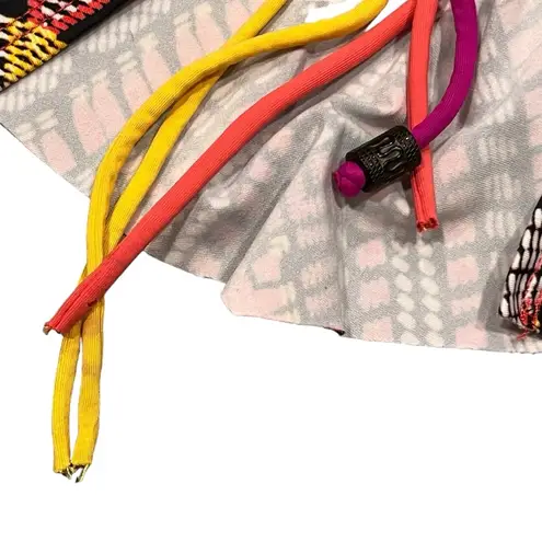 by Becca Virtue Geometric Tribal Handkerchief Tankini Swim Top size D