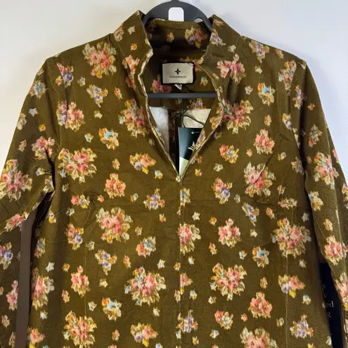 Tuckernuck NEW Hazel Bouquet Corduroy Clifton V-neckline Mini Dress XS