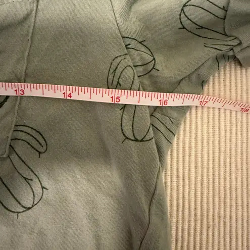 Electric Pink Women’s Cactus Print Tee – Size Small