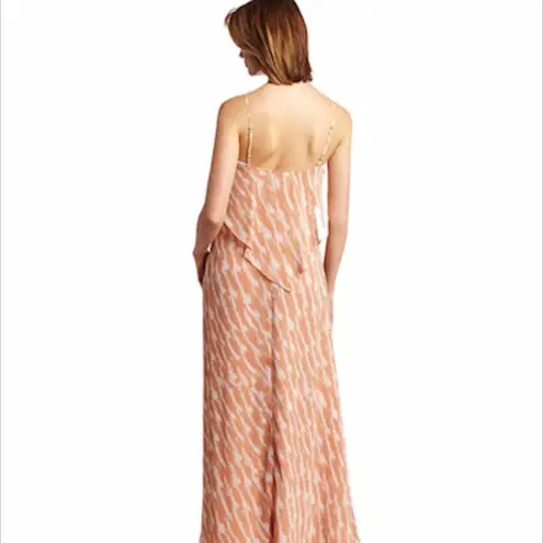 BCBGeneration  Flounce Cami Maxi Dress, Peach, XSmall