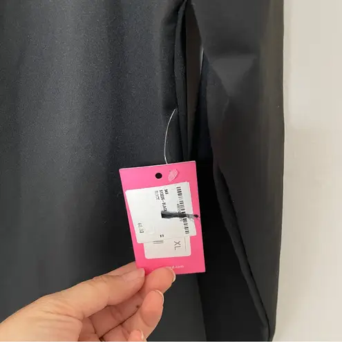 Edikted Long Sleeve Off Shoulder Maxi Dress with back slit women’s XL, NWT