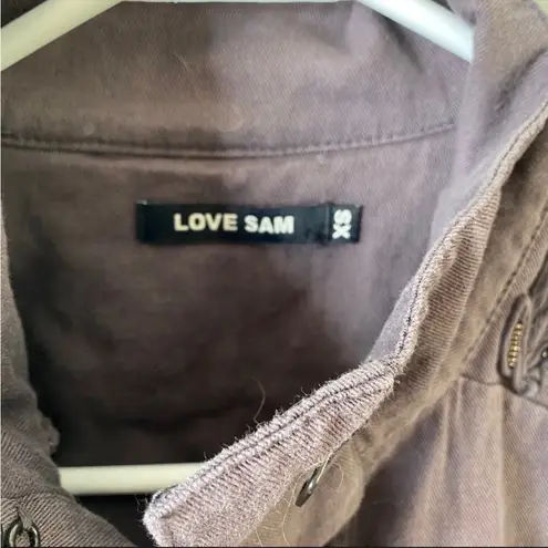 Anthropologie  Love Sam Beaded Travis Cargo Jacket