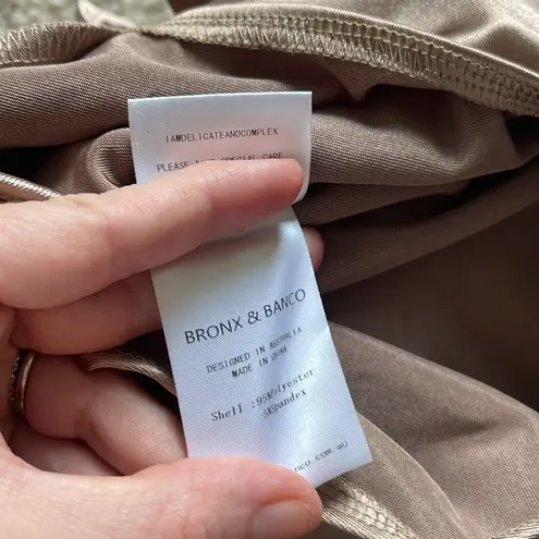 Bronx and Banco REVOLVE Farrah Maxi Dress in Gold