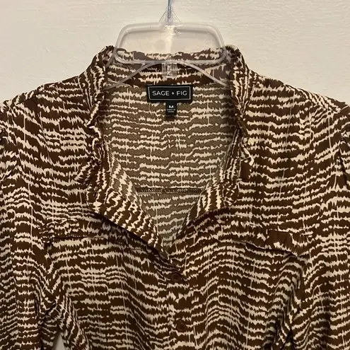 SAGE + FIG Dress Brown Size M