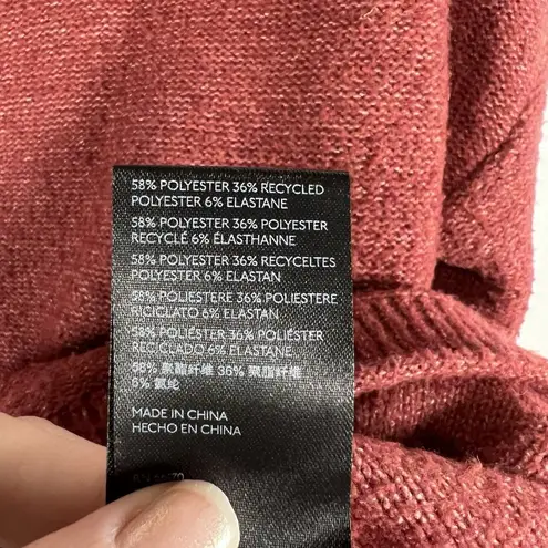 Pilcro and the Letterpress PILCRO Anthropologie Oversized Long Sleeve Sweater Burgundy Women’s Size Small