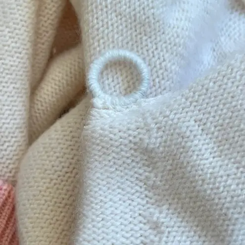 Love Shack Fancy  Greece Ruffle Sweater Cashmere Wool Size Small Mutton Sleeves