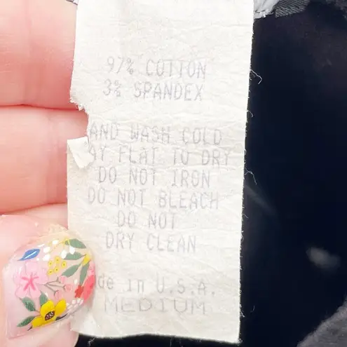 Vintage Y2K Blest Pleated Plaid Studded Mini Skirt Emo Punk Gothic Size Medium Black