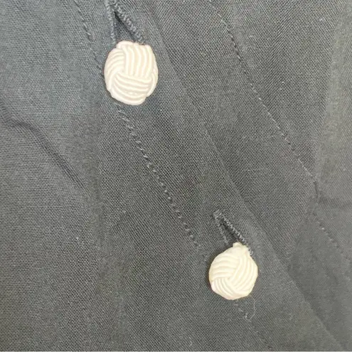 Soft Surroundings Black Pagoda Tunic Shirt Size M