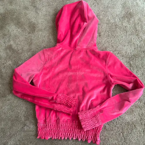 Madhappy NWT  x Juicy Couture Madjuicy Hot Pink Velour Zip Up Hoodie Small