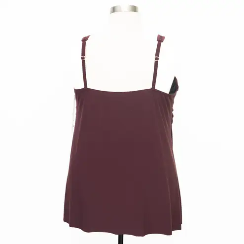 MiracleSuit - Mirage Shiraz Tiered Mesh Tankini Top