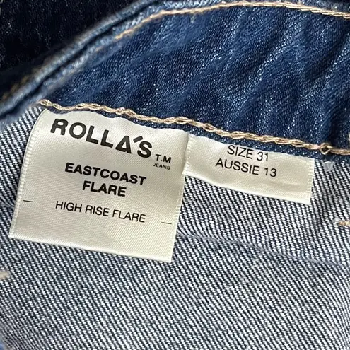 ROLLA’S Eastcoast High Rise Flare Jeans Size 31 Mid