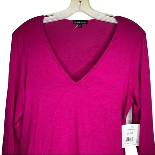 Beyond Yoga  Plum Top nwt