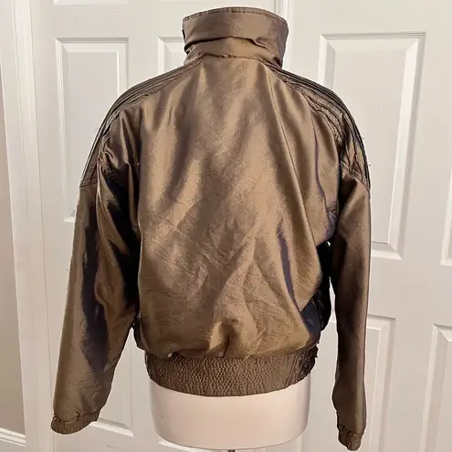 Obermeyer Vintage Coat Jacket Ski Puffer Iridescent S Small