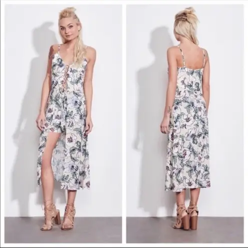 Ali & Jay Floral Skirted Romper NWT