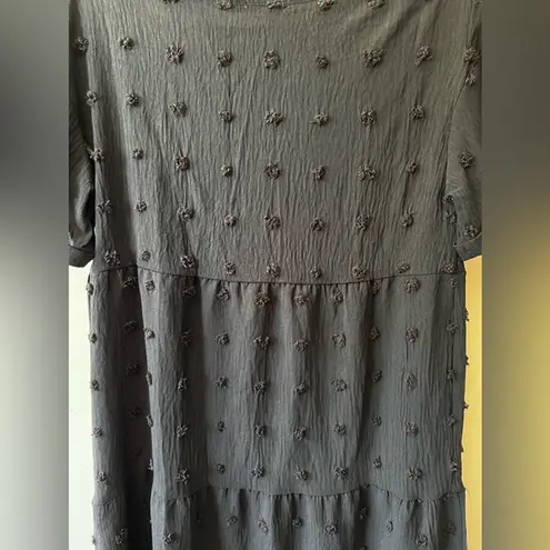 Yekaty NWT Women’s Swimsuit Coverup Dots Suit Swimwear Beach Dress Size Small Black