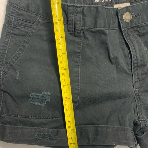 Mossimo Supply Co. Black Jean Shorts Classic Style Size 6