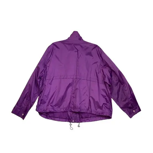 Woman Within * Jacket Womens Plus 2X Purple Lightweight Casual Windbreaker Coat