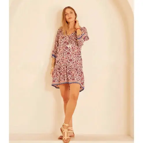 Natalie Martin Lapis Coral Bloom Stevie
Dress NWOT