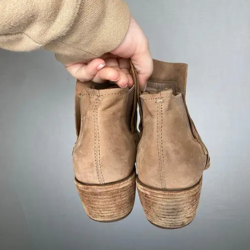 Dolce Vita | Brown Leather Bootie Heel 9.5 Tan