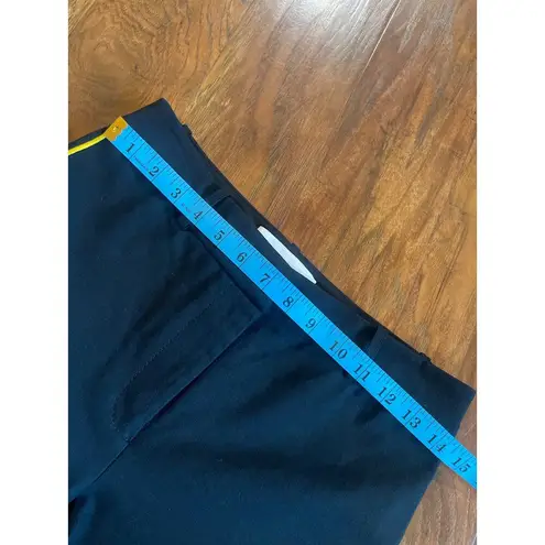 DEREK LAM 10 CROSBY Cropped Embroidered Flare Trouser w Rainbow Size 4 Black