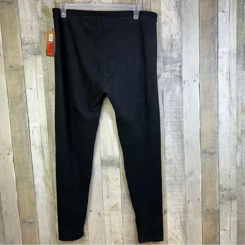 32 Degrees Heat  Suoersoft XXL Black Fleece Leggings Super Stretchy