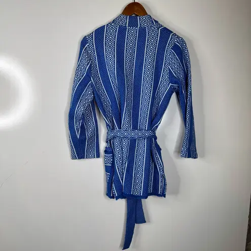 C. Wonder Blue Belted Jacket Size Small thumbnail 2