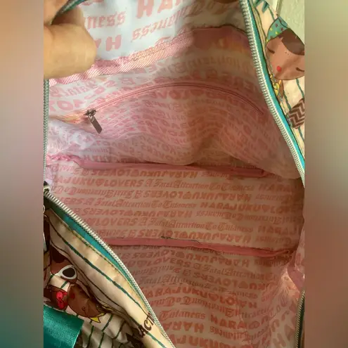 Harajuku Lovers A Rare HTF Hawaii Aloha Print Vintage Nylon Large Handbag Bag