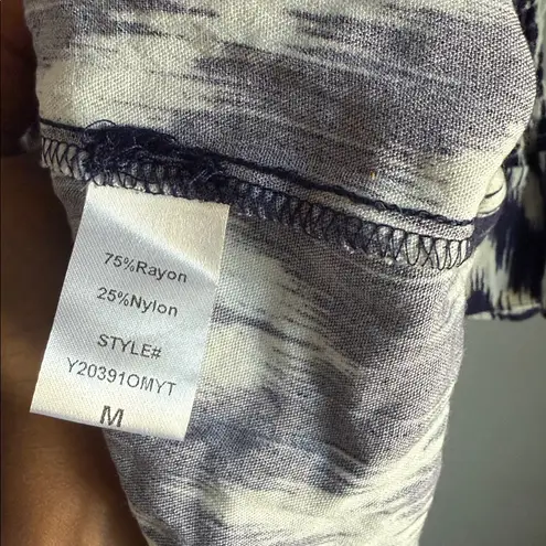 Tuckernuck Pomander Place Kenzo Ikat Navy Blue White Mini Dress Size M