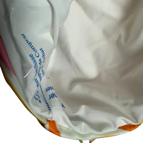 BECCA by Rebecca virtue Becca Margot Whirlpool Print Halter One Piece O-Ring Cut Out Swimsuit Size M